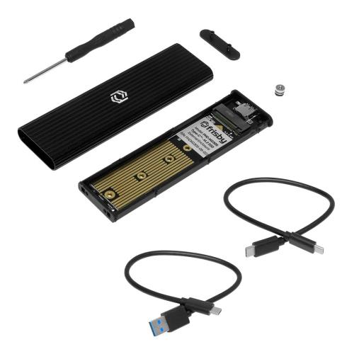 FRISBY FHC-M2305 Type-C™ USB 3.1 - M.2 PCIe NVMe SSD Alüminyum Disk Kutusu